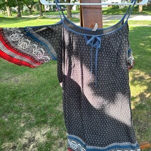 Free People Bohemian Off Shoulder Tunic